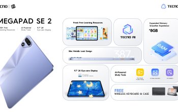 TECNO MEGAPAD 2 dan MEGAPAD SE 2 Hadirkan Pengalaman Tablet yang Lebih Cerdas dengan AI dan HiOS 16.3