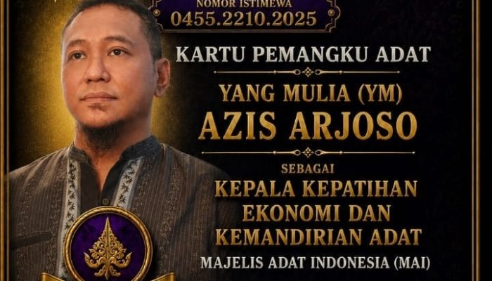 MAI Dorong Koperasi Diperkuat, Azis Arjoso: Kontribusi Rakyat Harus Kembali Dirasakan untuk Kepentingan Bersama