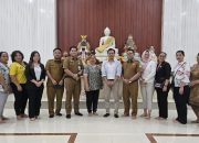Pererat Kerukunan, Plt.Kaban Kesbangpol Dan Forwala Kunjungi Vihara Tirta Bhakti Cikarang