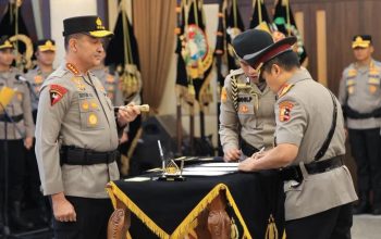 Kapolri Suyudi Pimpin Sertijab dan Kenaikan Pangkat 23 Perwira Tinggi Polri