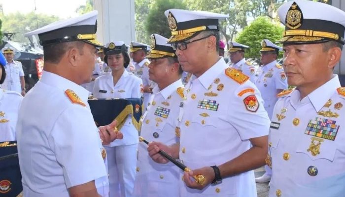 Laksma TNI Mochammad Riza Resmi Jabat Komandan Kodaeral II