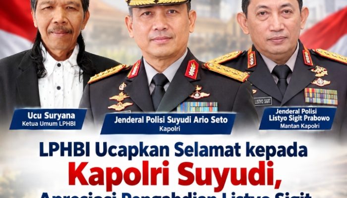 LPHBI Ucapkan Selamat kepada Kapolri Suyudi, Apresiasi Pengabdian Listyo Sigit