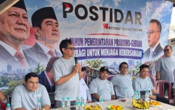 Postidar – 98 Resolution Network Jelang 2 Tahun Prabowo-Gibran, Berbagi untuk Jaga Kebersamaan
